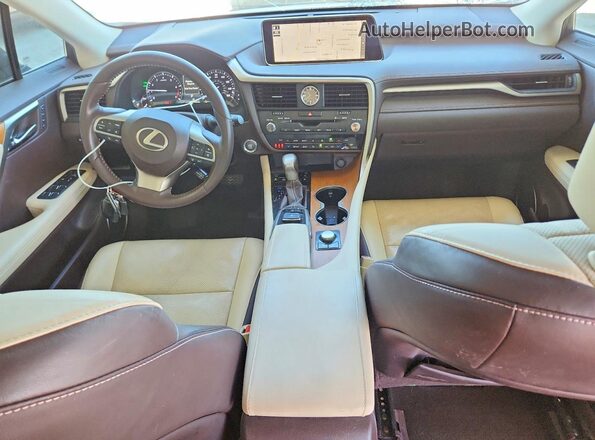 2T2BZMCA7HC122491 2017 LEXUS RX Blue წინა პანელის ხედი
