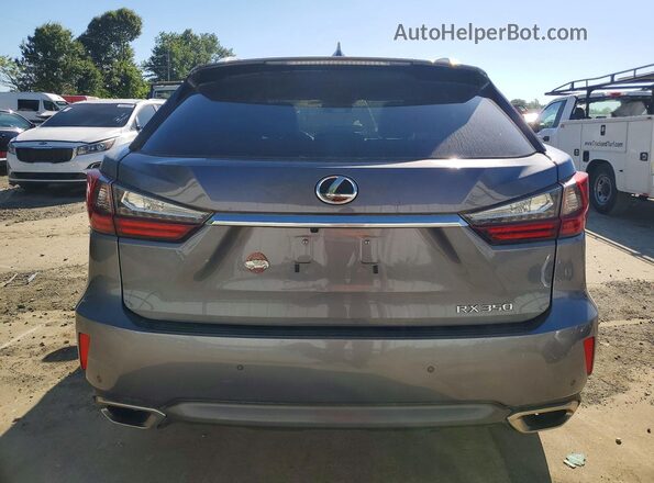 2T2BZMCA8GC023080 2016 LEXUS RX Серебряный Вид сзади