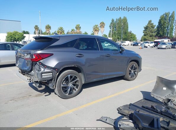 2T2BZMCA8HC063306 2017 LEXUS RX 350 Gray Rear right