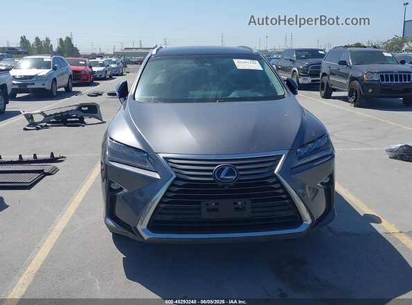 2T2BZMCA8HC063306 2017 LEXUS RX 350 Gray Rear interior view