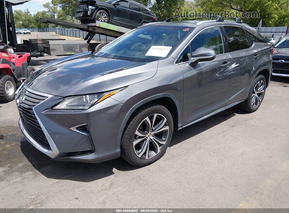 2T2BZMCA8HC064603 2017 LEXUS RX 350 Gray წინა მარცხენა ხედი სამი მეოთხედიდან