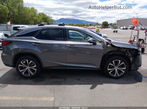 2T2BZMCA8HC064603 2017 LEXUS RX 350 Gray უკანა სალონის ხედი