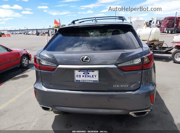 2T2BZMCA8HC064603 2017 LEXUS RX 350 Gray 