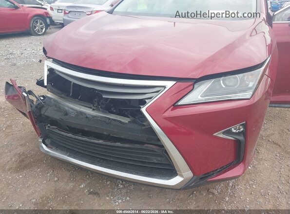 2T2BZMCA8HC090747 2017 LEXUS RX 350 Red წინა ხედი