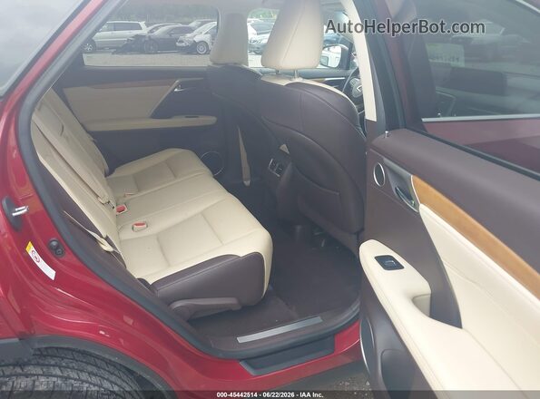 2T2BZMCA8HC090747 2017 LEXUS RX 350 Red VIN კოდის სტიკერის ხედი
