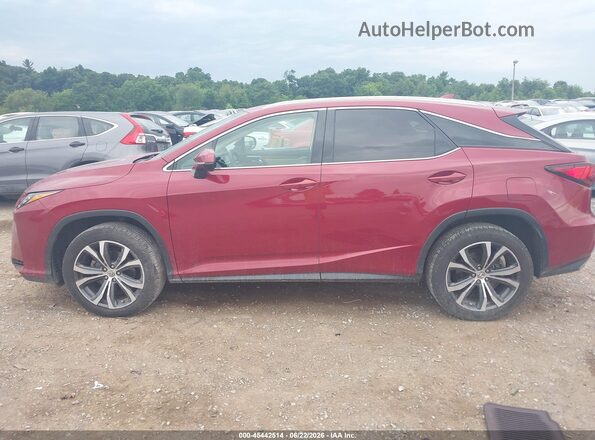 2T2BZMCA8HC090747 2017 LEXUS RX 350 Red სალონის 360-გრადუსიანი ხედი