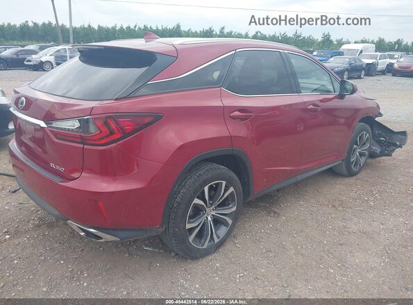 2T2BZMCA8HC090747 2017 LEXUS RX 350 Red უკანა მარჯვენა