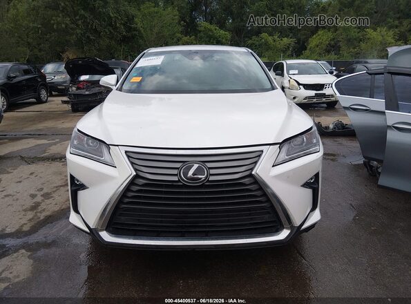 2T2BZMCA8HC094295 2017 LEXUS RX 350 White წინა პანელის ხედი