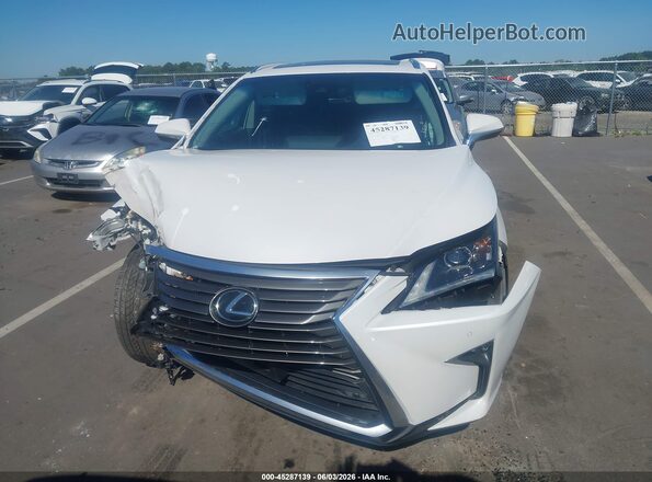 2T2BZMCA8HC110656 2017 LEXUS RX 350 White Rear interior view