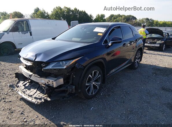 2T2BZMCA8JC163217 2018 LEXUS RX 350 Blue წინა მარცხენა ხედი სამი მეოთხედიდან