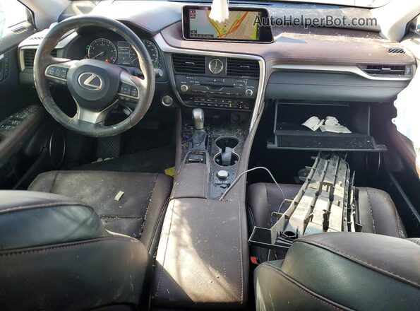2T2BZMCA9GC025565 2016 LEXUS RX Black Вид панелі приладів