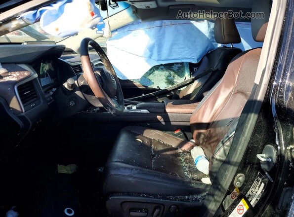 2T2BZMCA9GC025565 2016 LEXUS RX Black Вид салону спереду