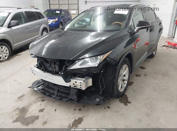 2T2BZMCA9GC029034 2016 LEXUS RX 350 Black წინა მარცხენა ხედი სამი მეოთხედიდან