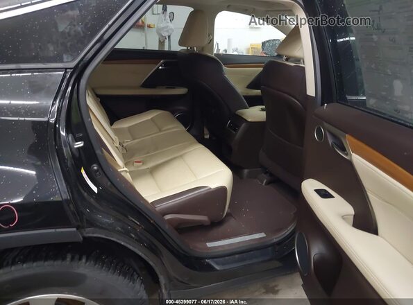 2T2BZMCA9GC029034 2016 LEXUS RX 350 Black VIN კოდის სტიკერის ხედი