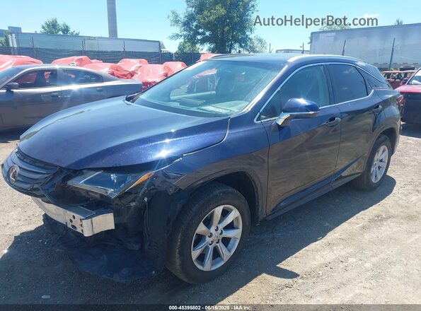 2T2BZMCA9GC052975 2016 LEXUS RX 350 Dark Blue Առջևի ձախ երեք քառորդ տեսարան