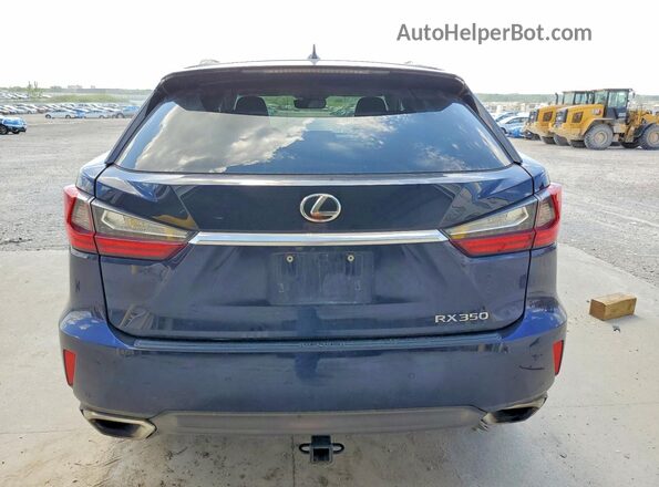 2T2BZMCA9HC062567 2017 LEXUS RX Blue Widok z tyłu