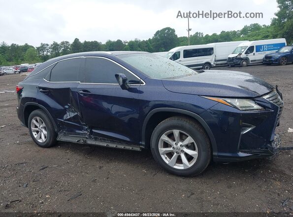 2T2BZMCA9HC092796 2017 LEXUS RX 350 Blue Вид задньої частини салону