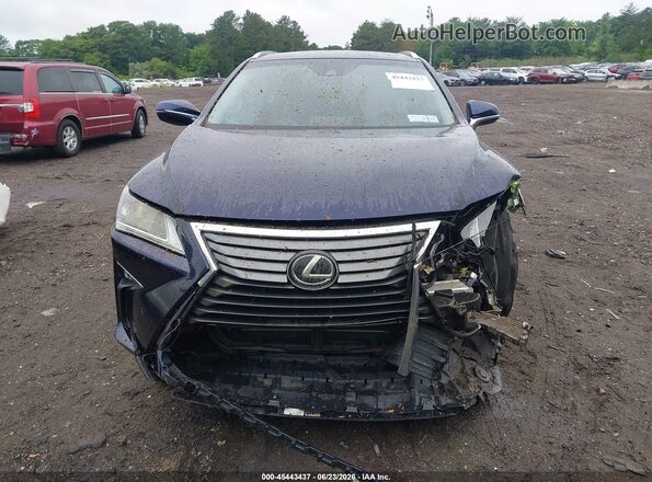 2T2BZMCA9HC092796 2017 LEXUS RX 350 Blue Вид щитка приладів