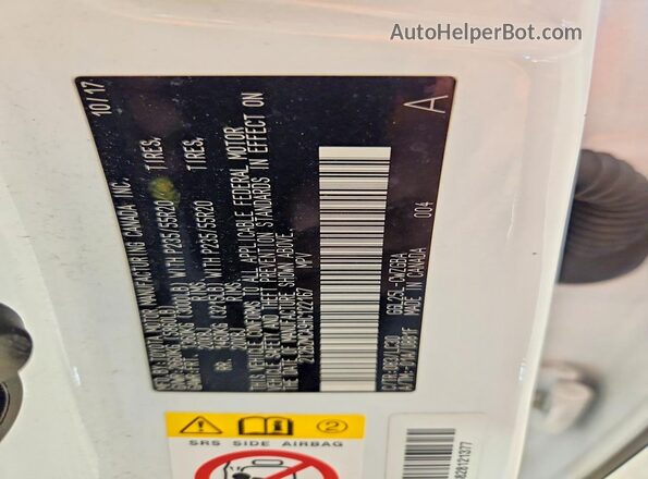 2T2BZMCA9HC122167 2017 LEXUS RX White 