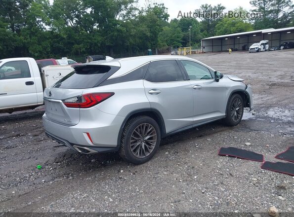 2T2BZMCA9HC135145 2017 LEXUS RX 350 Silver Tył prawy