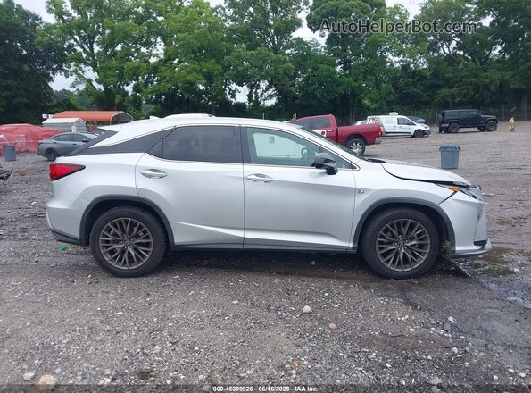 2T2BZMCA9HC135145 2017 LEXUS RX 350 Silver Widok wnętrza z tyłu
