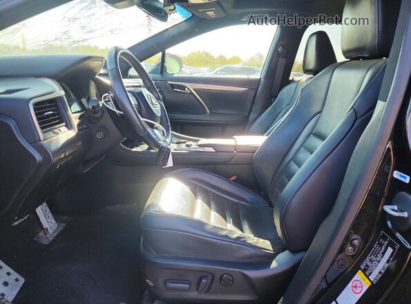 2T2BZMCA9JC136124 2018 LEXUS RX Black Widok wnętrza z przodu