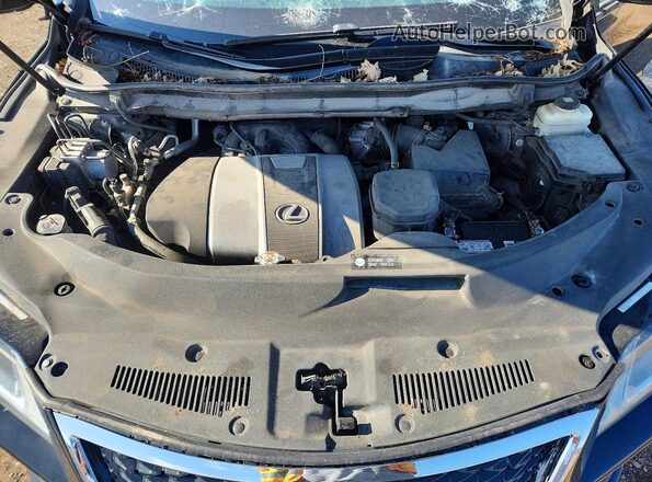2T2BZMCA9JC136124 2018 LEXUS RX Black Widok komory silnika
