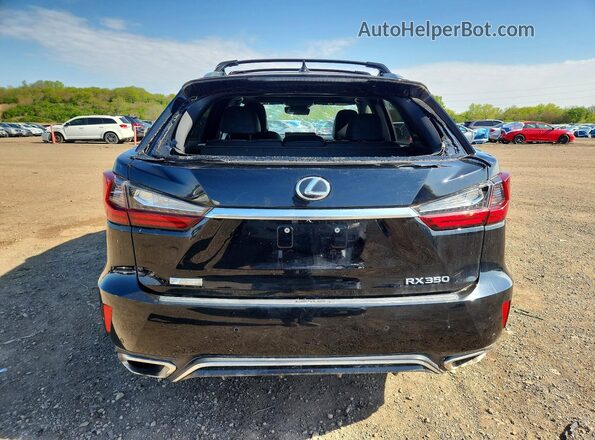 2T2BZMCA9JC136124 2018 LEXUS RX Black Widok z tyłu