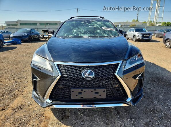 2T2BZMCA9JC136124 2018 LEXUS RX Black Widok z przodu