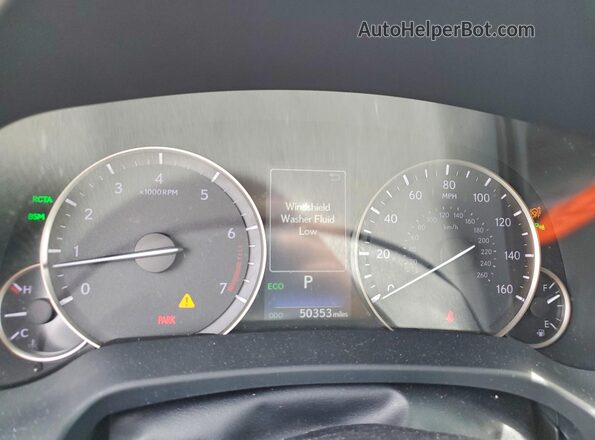 2T2BZMCA9KC204696 2019 LEXUS RX Silver ხელსაწყოთა პანელის ხედი