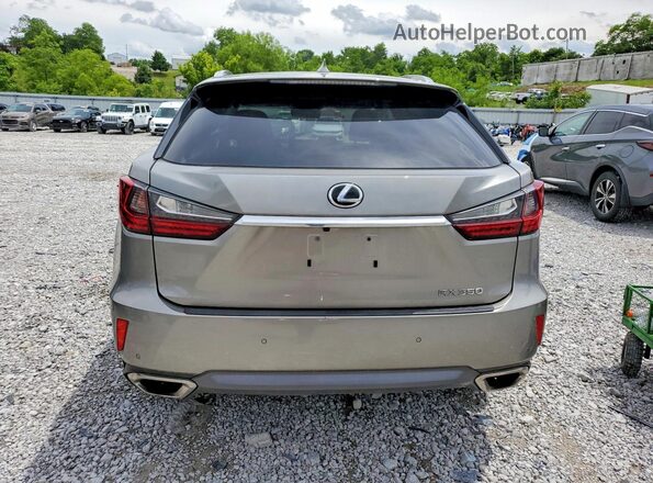 2T2BZMCA9KC204696 2019 LEXUS RX Silver უკანა ხედი
