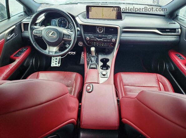 2T2BZMCAXGC002537 2016 LEXUS RX Black Առջևի վահանակի տեսք