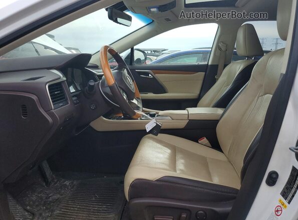 2T2BZMCAXGC023873 2016 LEXUS RX White Սալոնի դիմացի տեսք