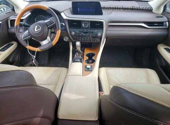 2T2BZMCAXGC023873 2016 LEXUS RX White Առջևի վահանակի տեսք