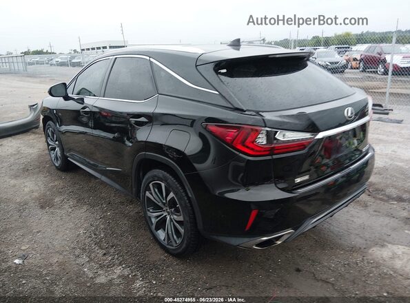 2T2BZMCAXGC028314 2016 LEXUS RX 350 Black უკანა მარცხენა