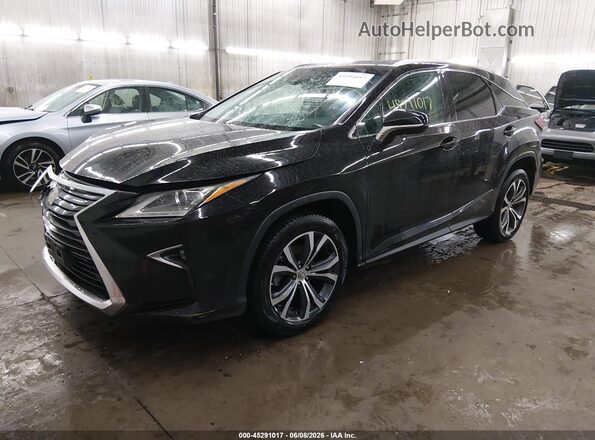 2T2BZMCAXGC038261 2016 LEXUS RX 350 Черный Передняя левая четверть