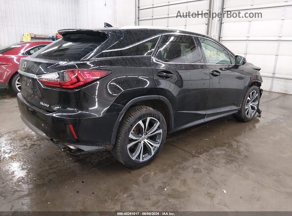 2T2BZMCAXGC038261 2016 LEXUS RX 350 Черный Задняя правая четверть