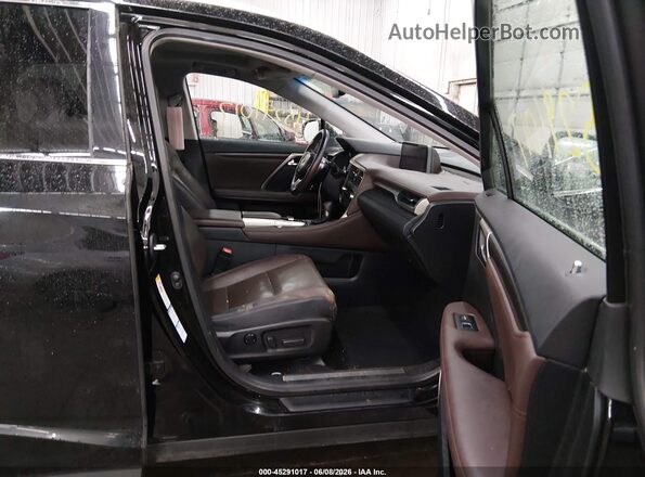 2T2BZMCAXGC038261 2016 LEXUS RX 350 Черный Вид салона спереди