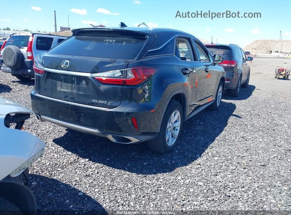 2T2BZMCAXGC045159 2016 LEXUS RX 350 Black Հետևի աջ
