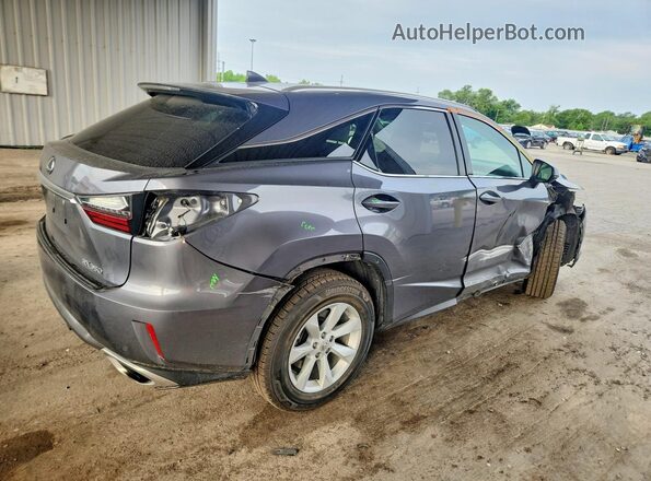 2T2BZMCAXGC051320 2016 LEXUS RX Gray Trasero derecho