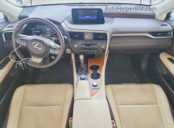 2T2BZMCAXGC051320 2016 LEXUS RX Gray Vista del salpicadero
