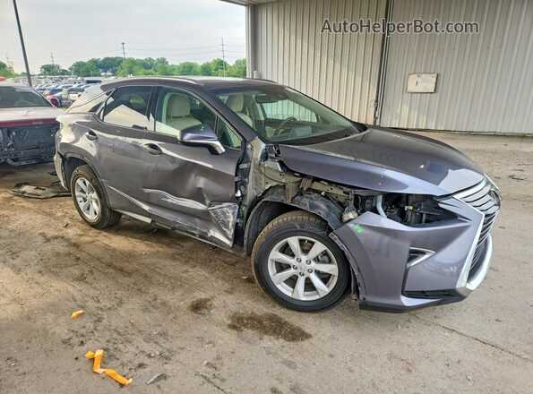 2T2BZMCAXGC051320 2016 LEXUS RX Gray Delantero derecho