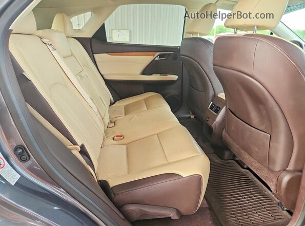 2T2BZMCAXGC051320 2016 LEXUS RX Gray Vista interior trasera