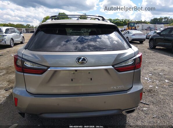 2T2BZMCAXHC060469 2017 LEXUS RX 350 Tan 