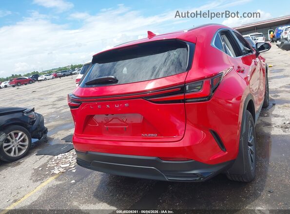 2T2GDCAZ2SC018103 2025 LEXUS NX 250 Red 