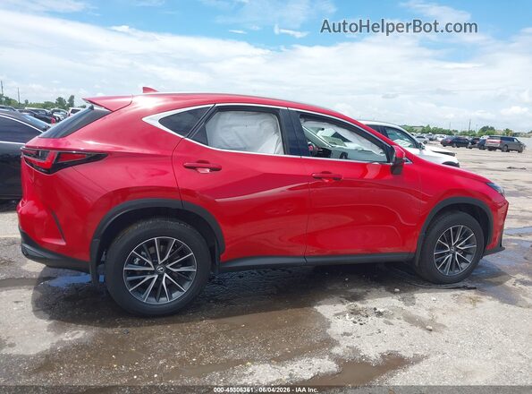 2T2GDCAZ2SC018103 2025 LEXUS NX 250 Red Вид задньої частини салону