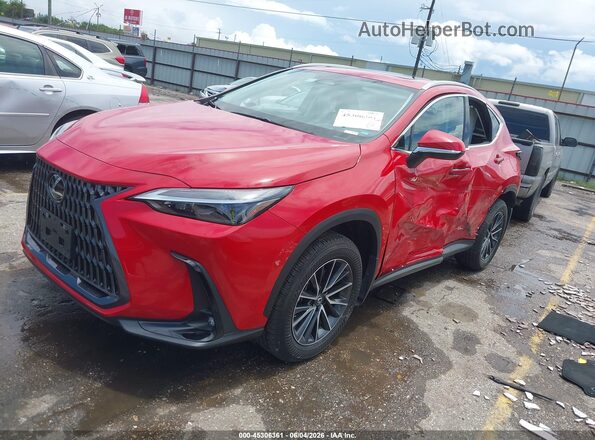 2T2GDCAZ2SC018103 2025 LEXUS NX 250 Red Передня ліва чверть
