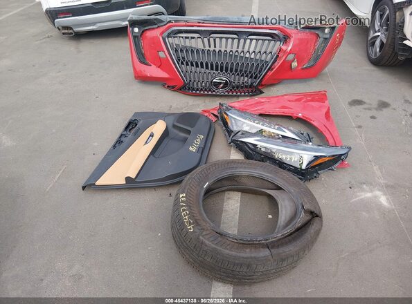 2T2GDCAZ8SC022558 2025 LEXUS NX 250 Red Вид щитка приладів