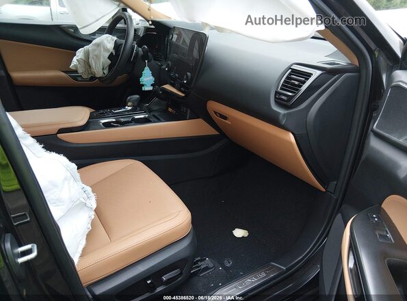 2T2GGCEZ5RC040799 2024 LEXUS NX 350 Черный Вид салона спереди
