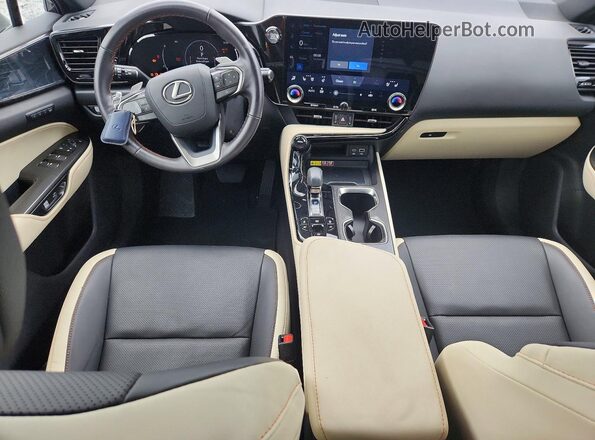 2T2GGCEZ5RC053729 2024 LEXUS NX Black Вид панелі приладів